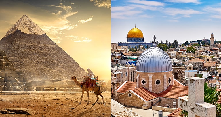 Best of Egypt Nile Goddess & Israel Tour Top Banner