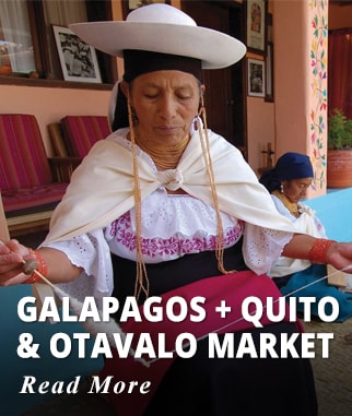 Galapagos - Quito - Otavalo Tour