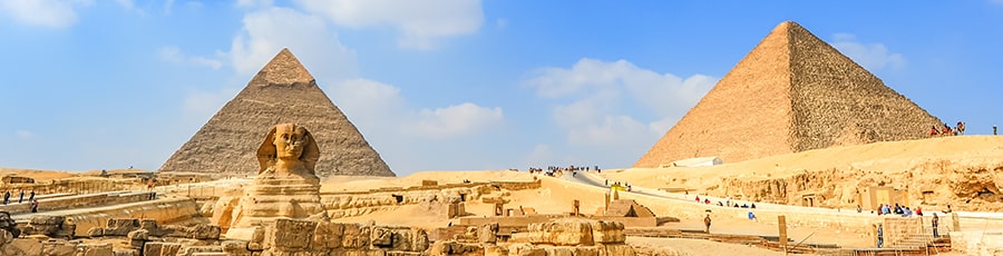 Pyramids of Cairo & Sphinx