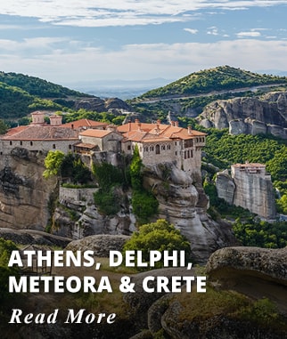 Athens, Delphi, Meteora & Crete